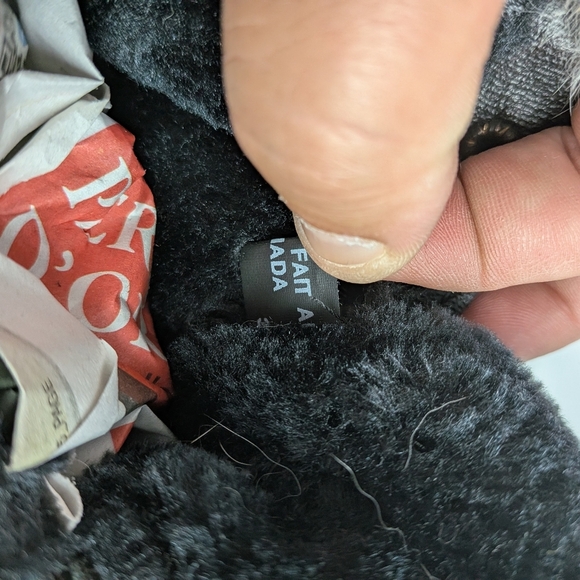 Suede And Real Fur Winter Boots Black And Gray Size 39 = 8-8.5 US Crampon System - Picture 12 of 12